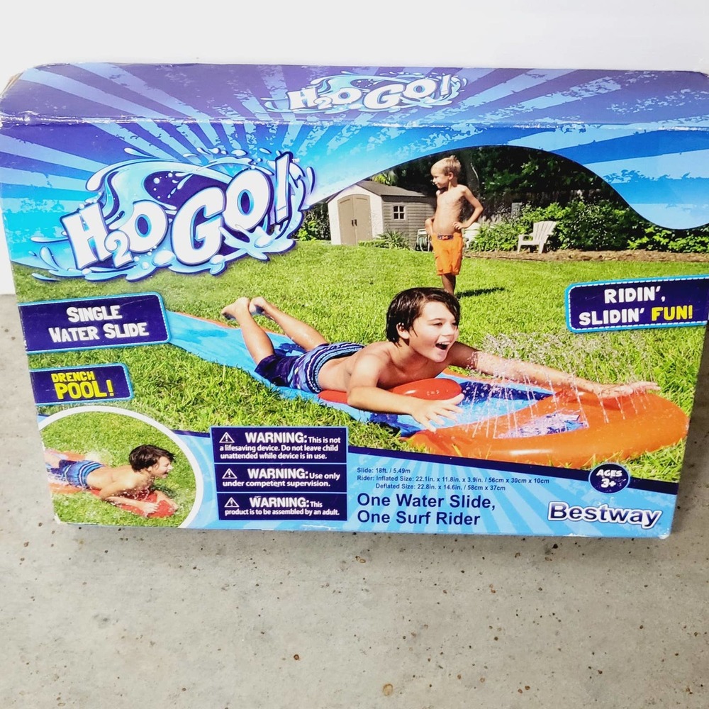 New single rider water slide